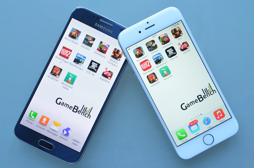 iPhone 6 vs Galaxy S6 GameBench