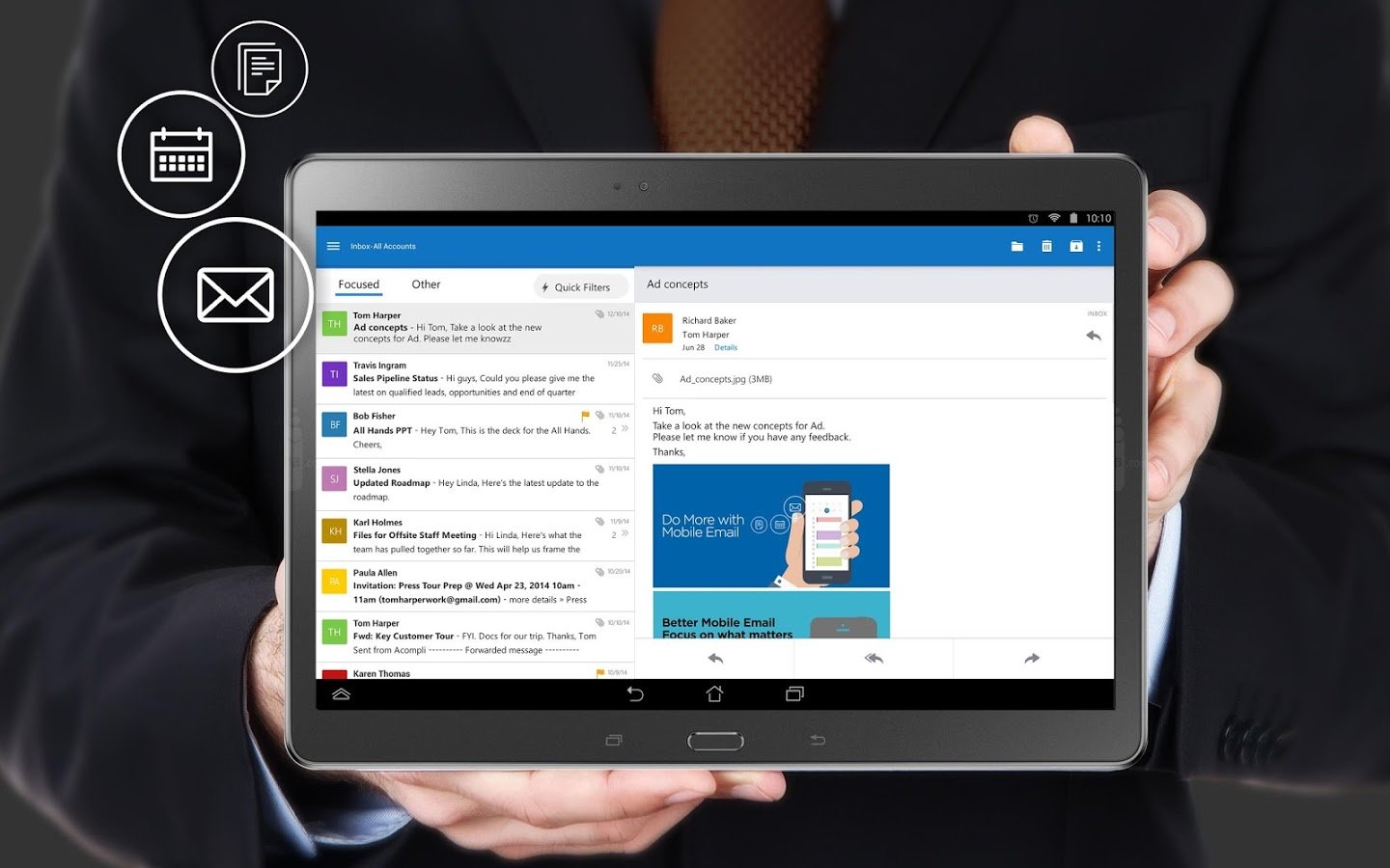 microsoft outlook app for android activesync