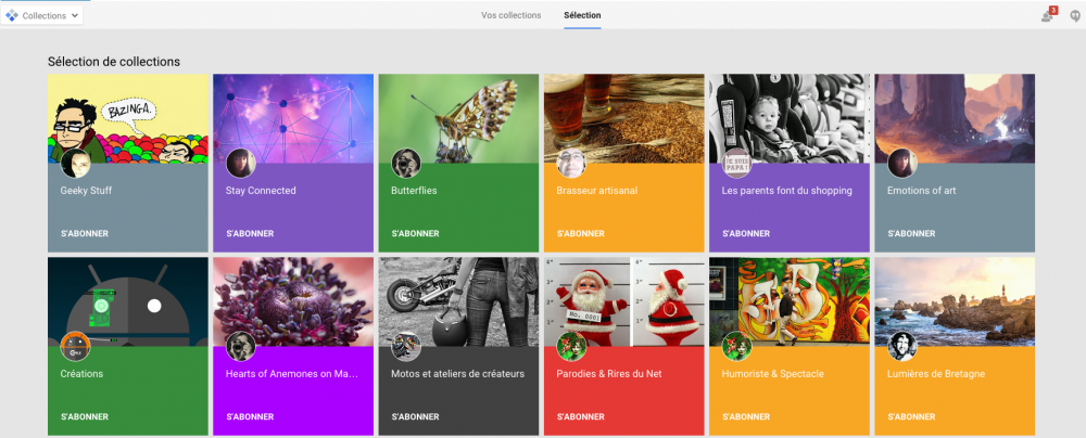 Google+ Collections