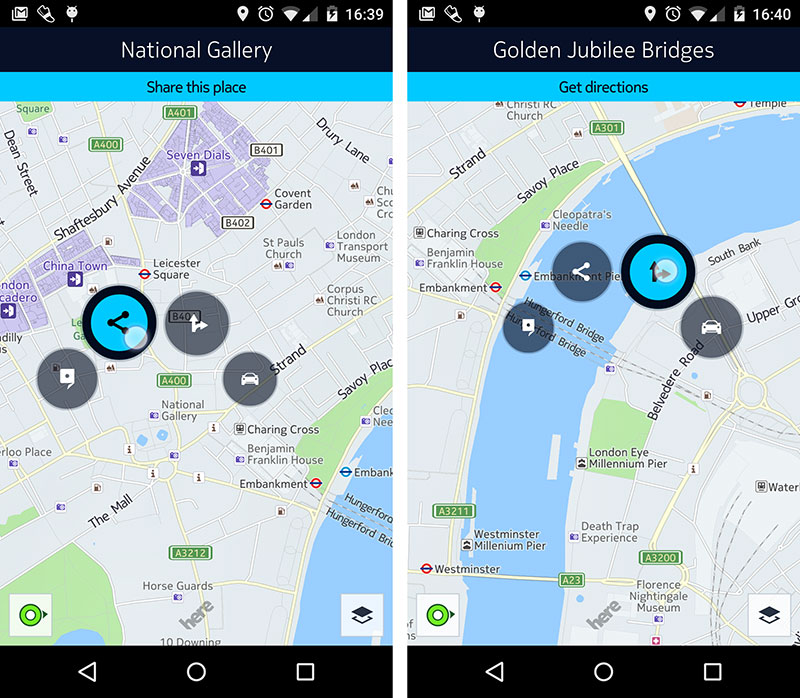 Here Maps lance une version bêta de son application et teste une ...