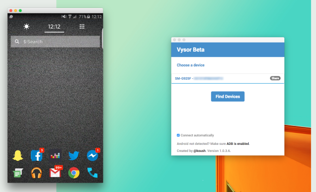 Vysor-android