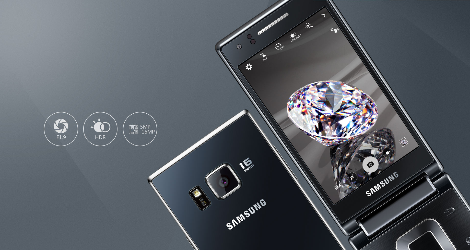 Samsung officialise le SM-G9198, un smartphone à clapet équipé d’un ...