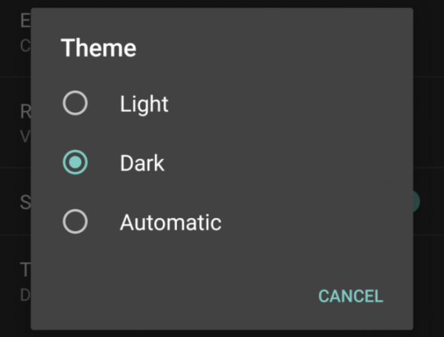Android P : le mode nuit et son thème sombre seraient enfin prêts