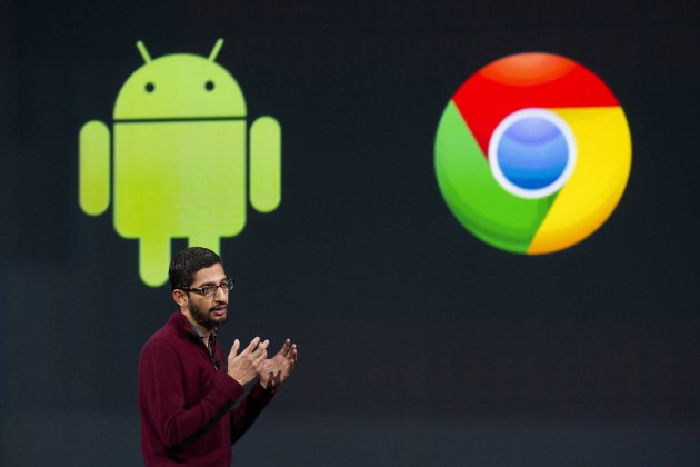 Sundar Pichai, CEO de Google (PHOTO: DAVID PAUL MORRIS/BLOOMBERG)