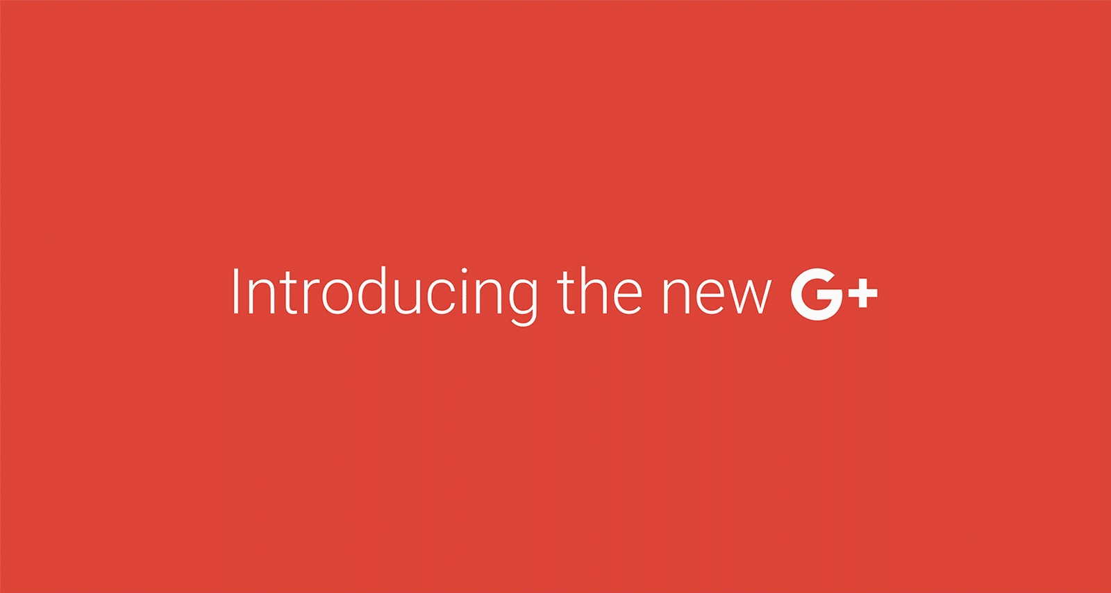 google+ redesign