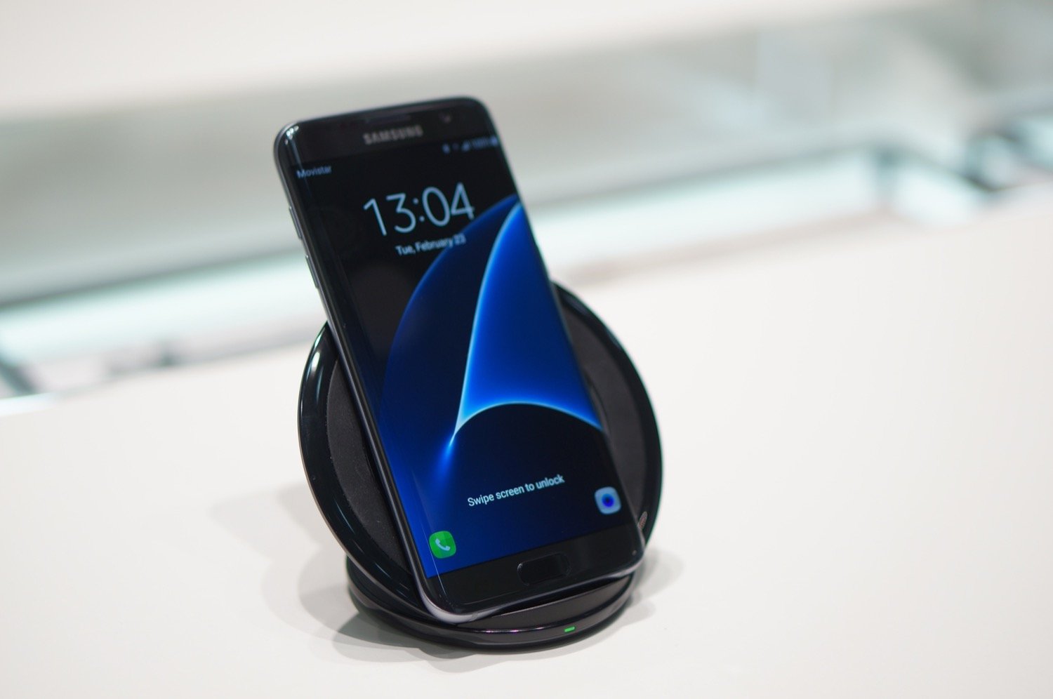 Aperçu du chargeur à induction du Samsung Galaxy S7