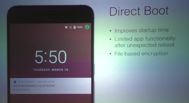 Android N Direct Boot