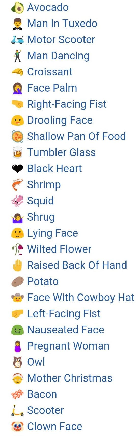 android n nouveaux emojis 2