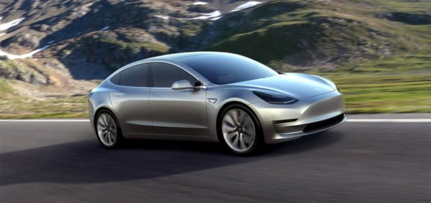 Tesla Model 3 gris