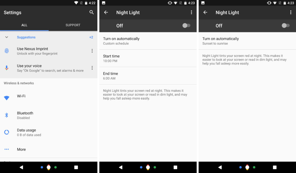 nexus-parametres-support-mode-nuit-androidpolice