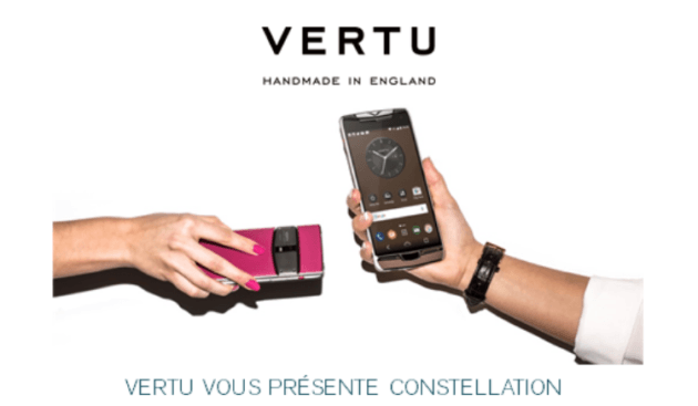 Vertu officialise son nouveau Constellation, un smartphone Android à 4 100 euros