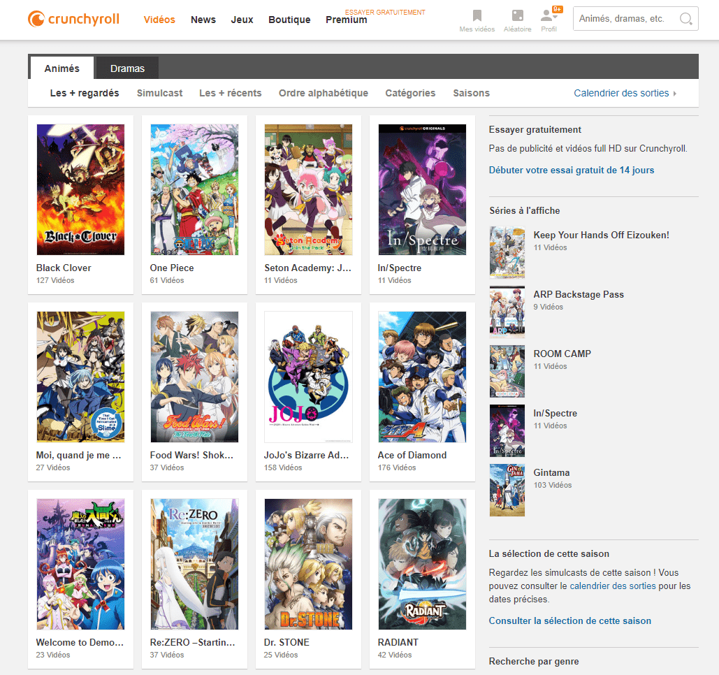 activer code crunchyroll