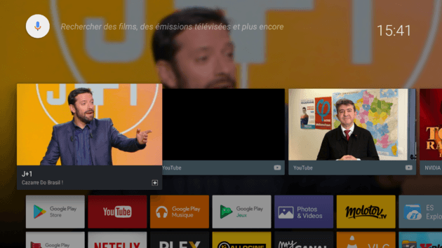 Lanceur android tv