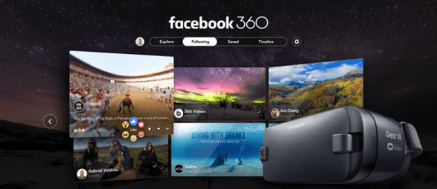 Facebook 360 : l&rsquo;application pour visualiser vos contenus avec le Samsung Gear VR