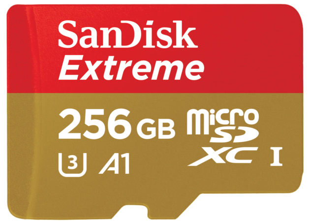 SanDisk Extreme microSDXC U3 A1 256GB