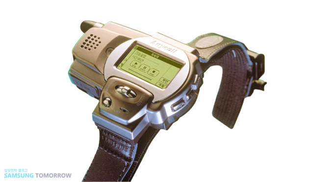 SPH-WP10, le « watch phone » de Samsung en 1999.