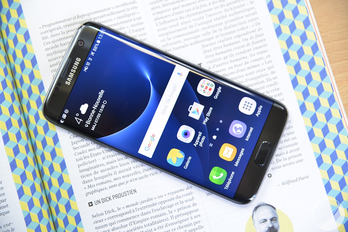 Samsung Galaxy S7 Edge, pour illustration