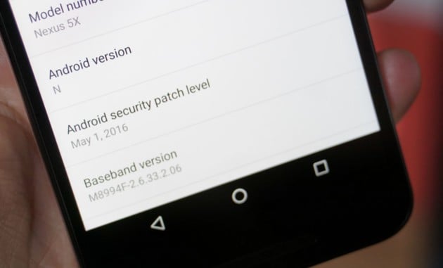 Mise à jour sécurité sur Android