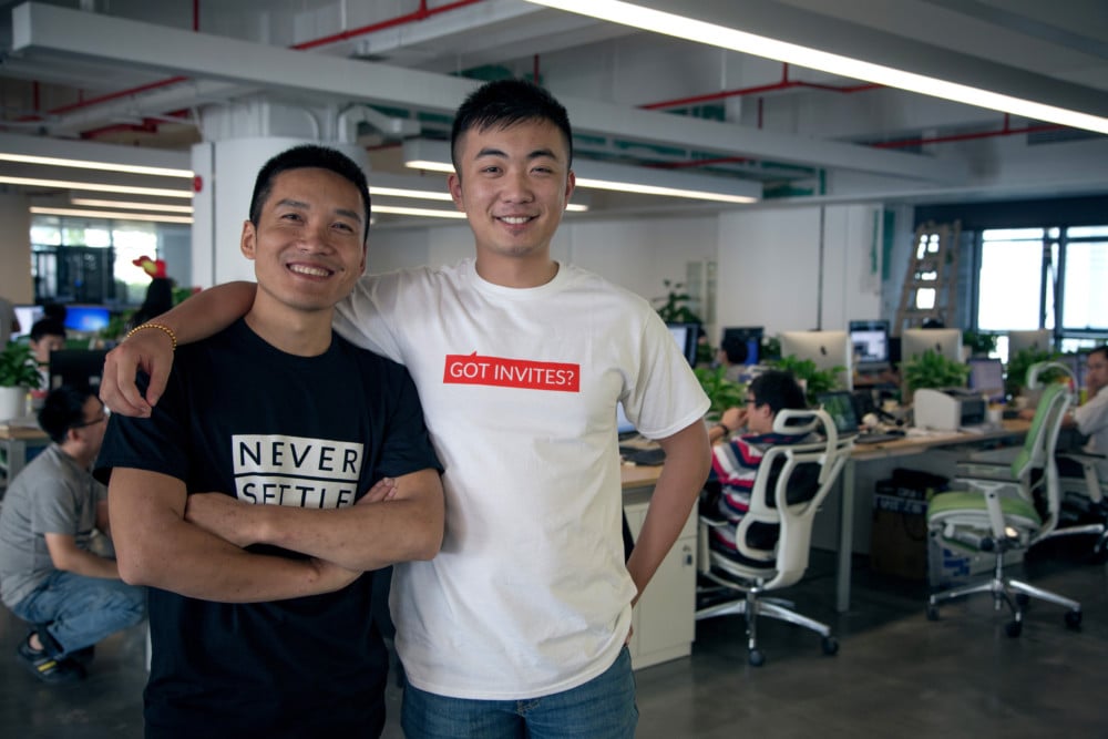 Pete Lau et Carl Pei, lorsqu'il travaillait encore chez OnePlus