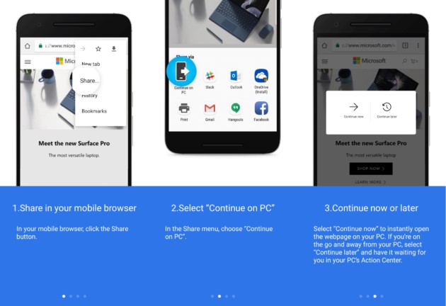 Microsoft améliore la connexion entre Android et Windows 10