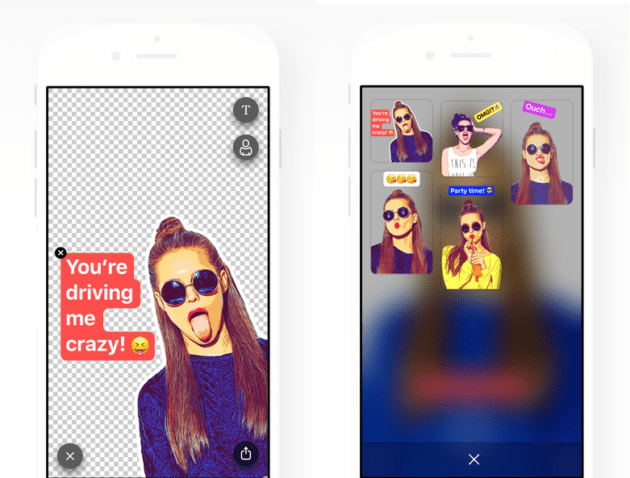 Prisma transforme vos selfies en stickers avec Sticky