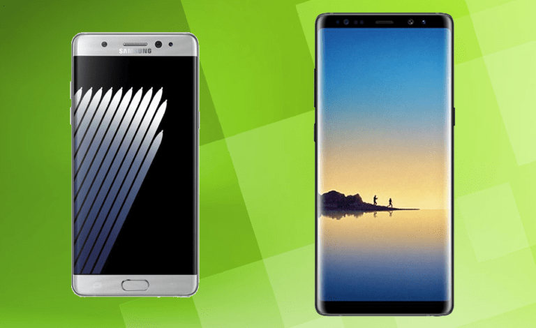 samsung galaxy note 8 và note 7