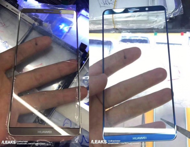 La face avant du Huawei Mate 10 Pro fuite et révèle un écran sans bordures