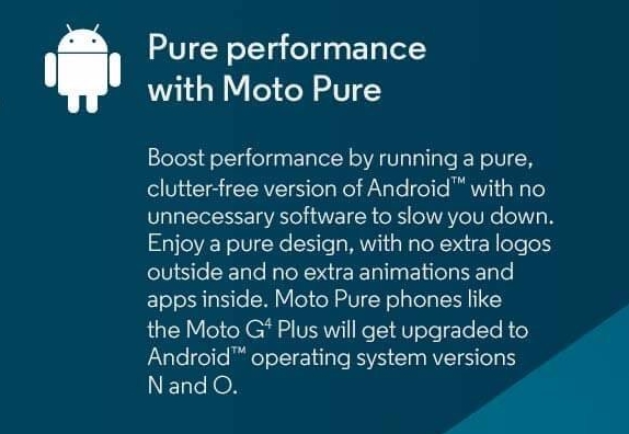 Motorola promettait une mise à jour vers Android 8.0 Oreo