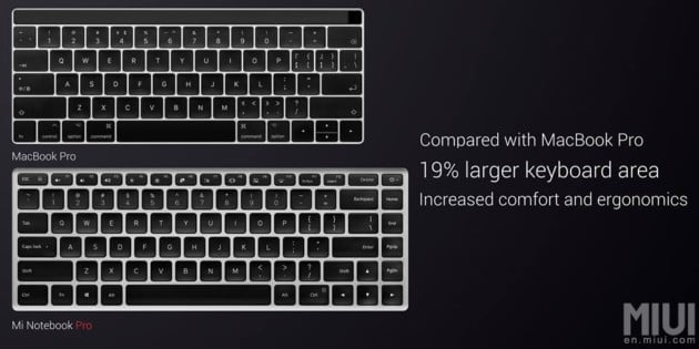 Xiaomi Mi Notebook Pro : le fabricant chinois s&rsquo;attaque au MacBook Pro