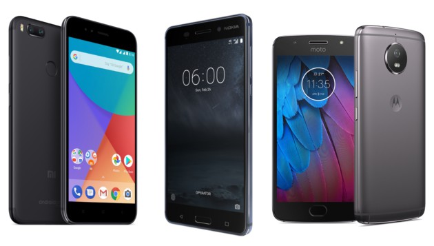 Xiaomi Mi 1A vs Nokia 6 vs Motorola Moto G5S : Android pur et à petit prix