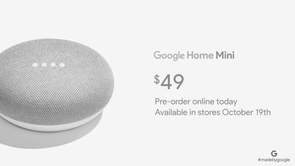 google-home-mini-prix