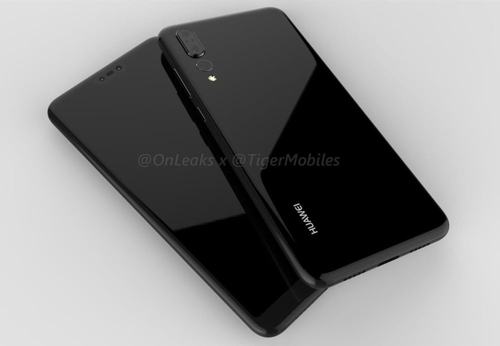 Huawei P20 Plus : triple capteur photo et design inspiré de l&rsquo;iPhone X encore en fuite