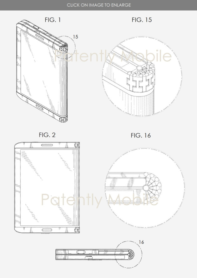 Samsung : un nouveau design pour son smartphone à écran pliable se dévoile en brevet
