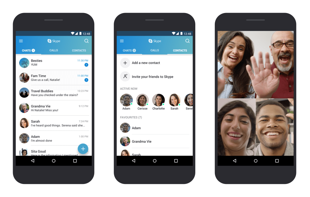 Skype allège son client pour les anciennes versions d&rsquo;Android