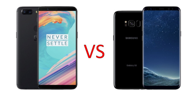 Versus : Samsung Galaxy S8 ou OnePlus 5T : quel smartphone haut de gamme de 2017 choisir ?