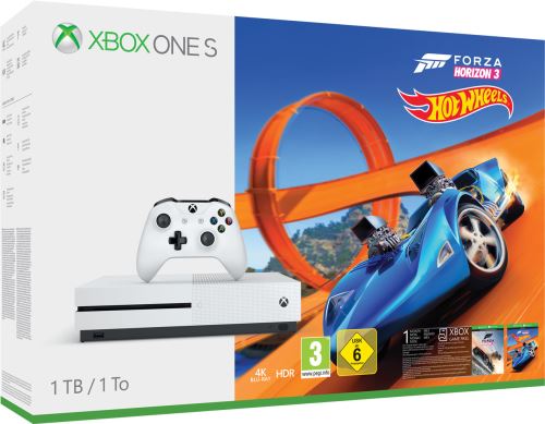 Pack-Console-Microsoft-Xbox-One-S-1-To-Forza-Horizon-3-Hot-Wheels