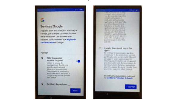 Page 3 de la plainte contre Android et Google.