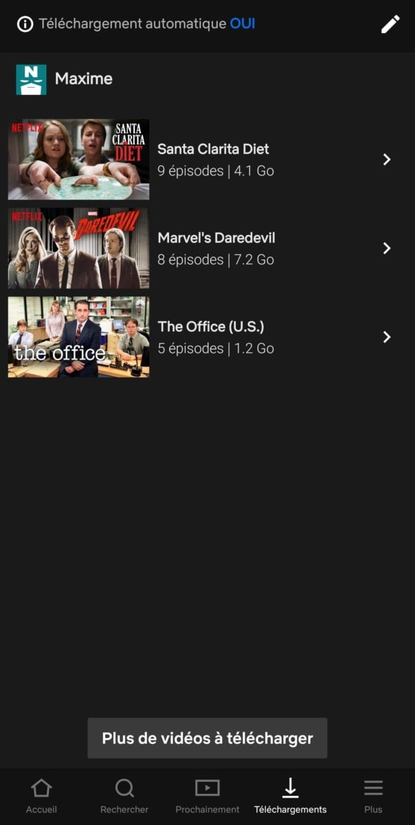 Netflix propose le téléchargement automatique des séries, seulement sur Android