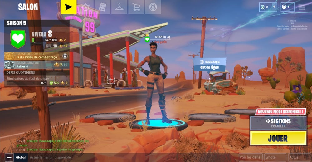 Fortnite sur Android : comment jouer avec vos amis sur PC, PS4, Nintendo  Switch et Xbox One