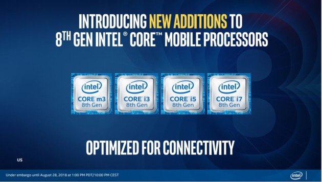 Intel Whiskey Lake-U et Amber Lake-Y : les nouveaux processeurs pour ultraportables protégés contre Spectre et Meltdown &#8211; IFA 2018