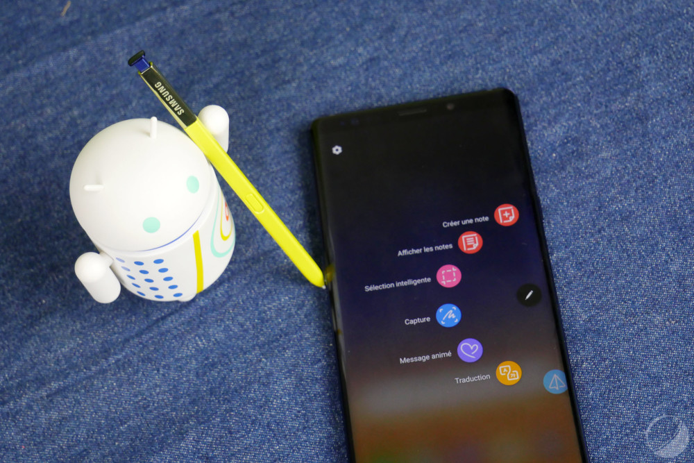 is there an audio recorder on the samsung note 9