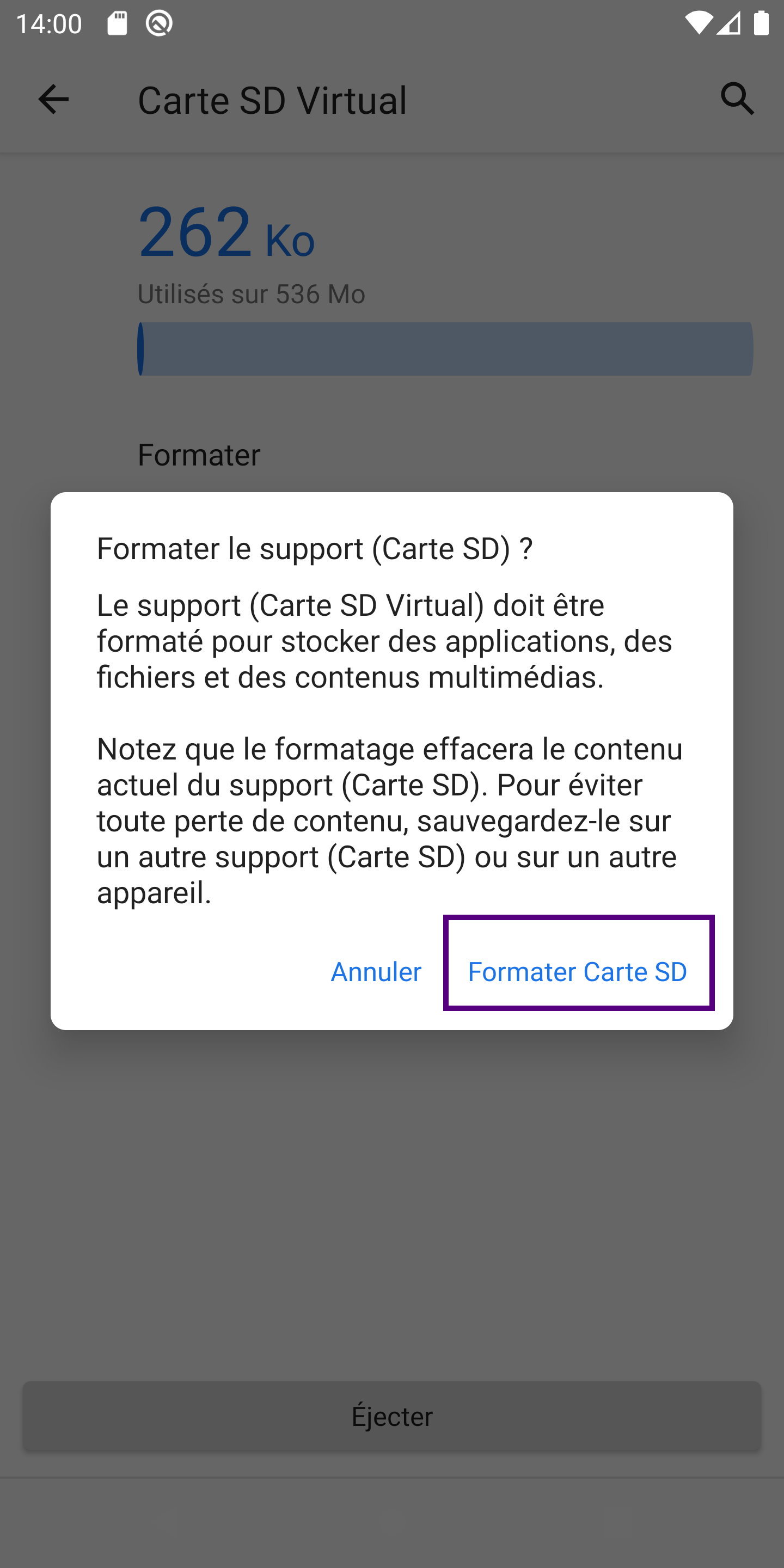 Android installer application sur carte sd par defaut