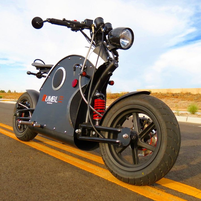 Scooter Lectrique Rumble Son Design Original Inspir Dun Caf Racer A De Quoi S Duire