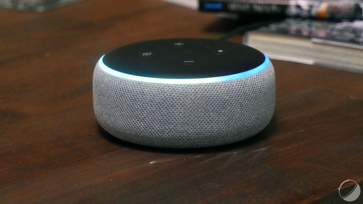 Echo Dot (3ème génération), Enceinte connectée avec Alexa, Tissu  sable - Cdiscount TV Son Photo