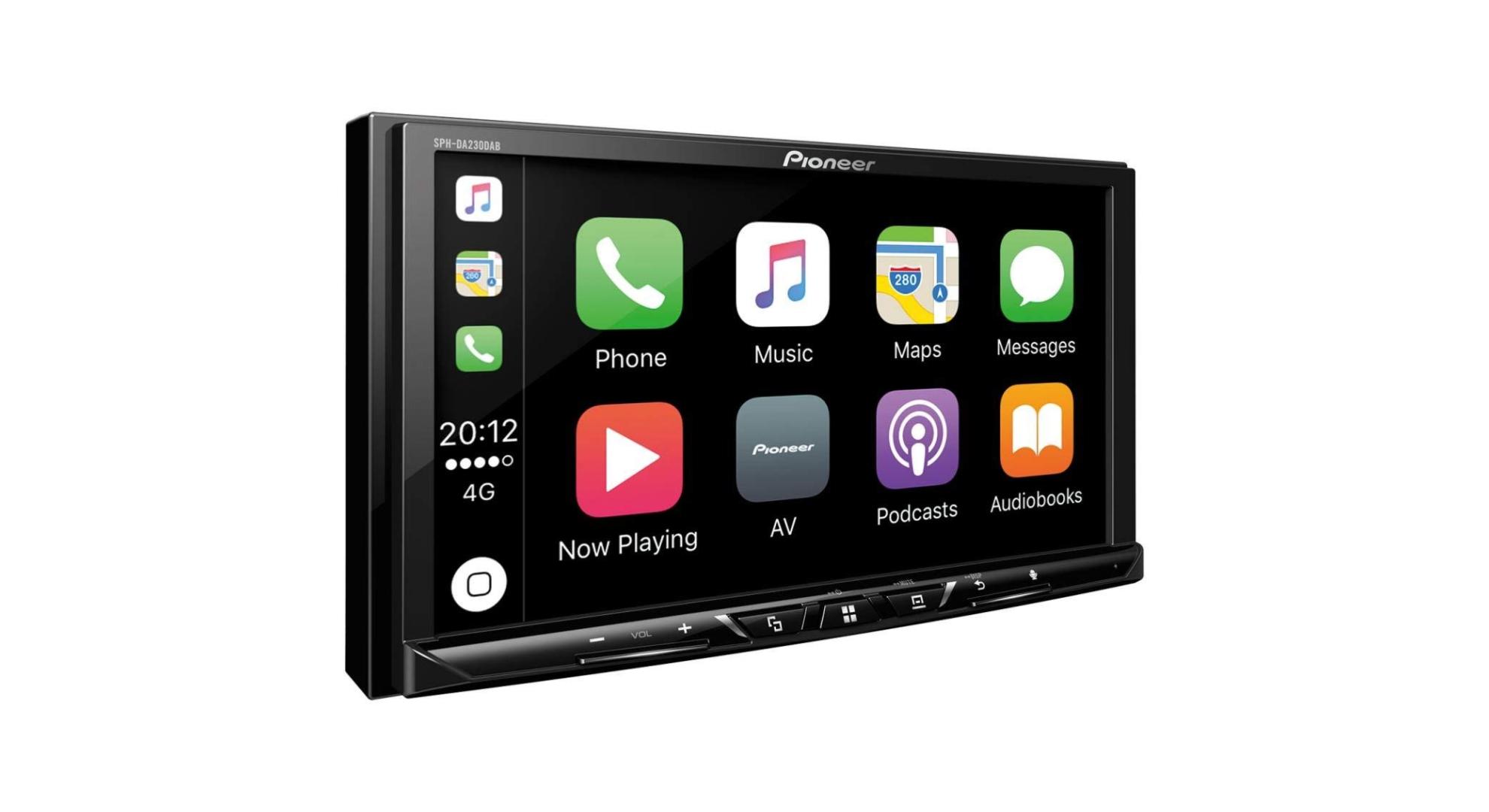 CARPURIDE Wireless CarPlay Android Auto Autoradio 7 HD écran Tactile sans Fil Car Stereo Autoradio avec Navigateur GPS/Bluetooth 5.0/caméra de recul/FM/USB/Lien miroir/SiriusXM/SD-32GB 