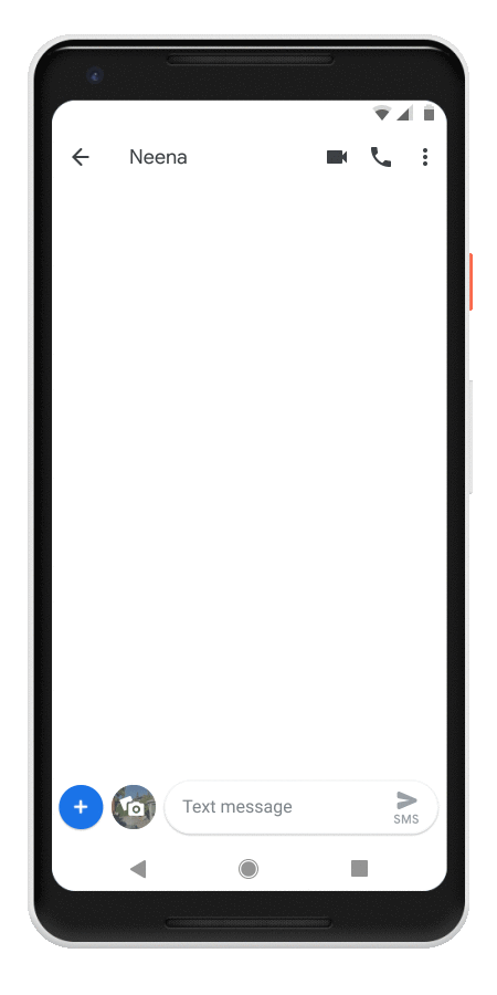 test de la nouvelle fonctionnalité Android Messages
