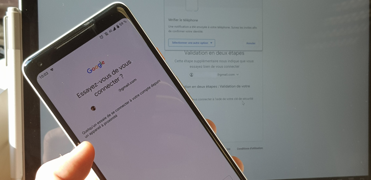 Votre smartphone Android devient la clé pour vous connecter à votre compte Google