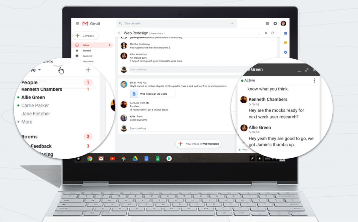 Hangouts Chat : Google dévoile son nouveau service concurrent de Slack