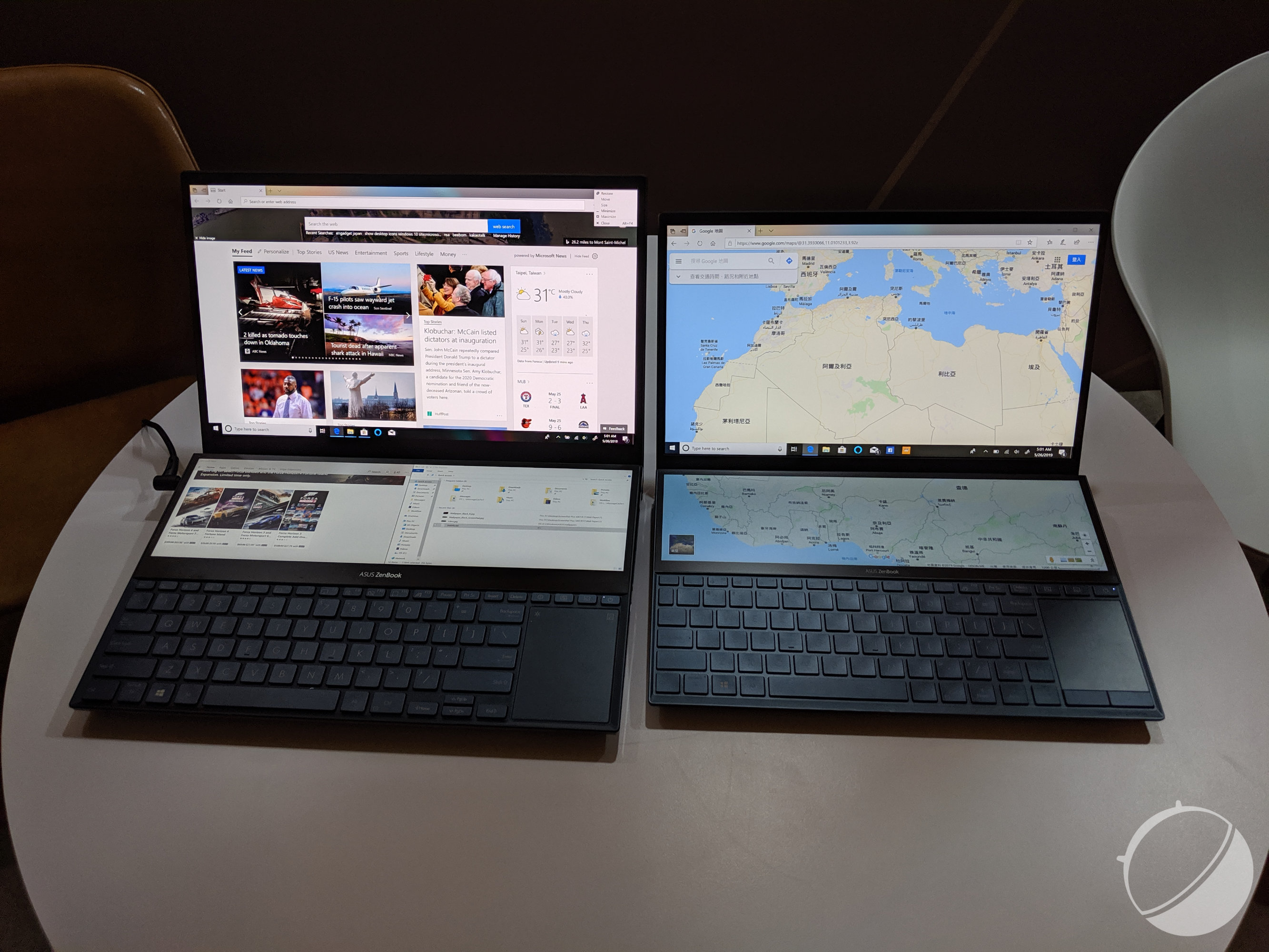 Asus ZenBook Pro Duo : prise en main du PC à deux écrans