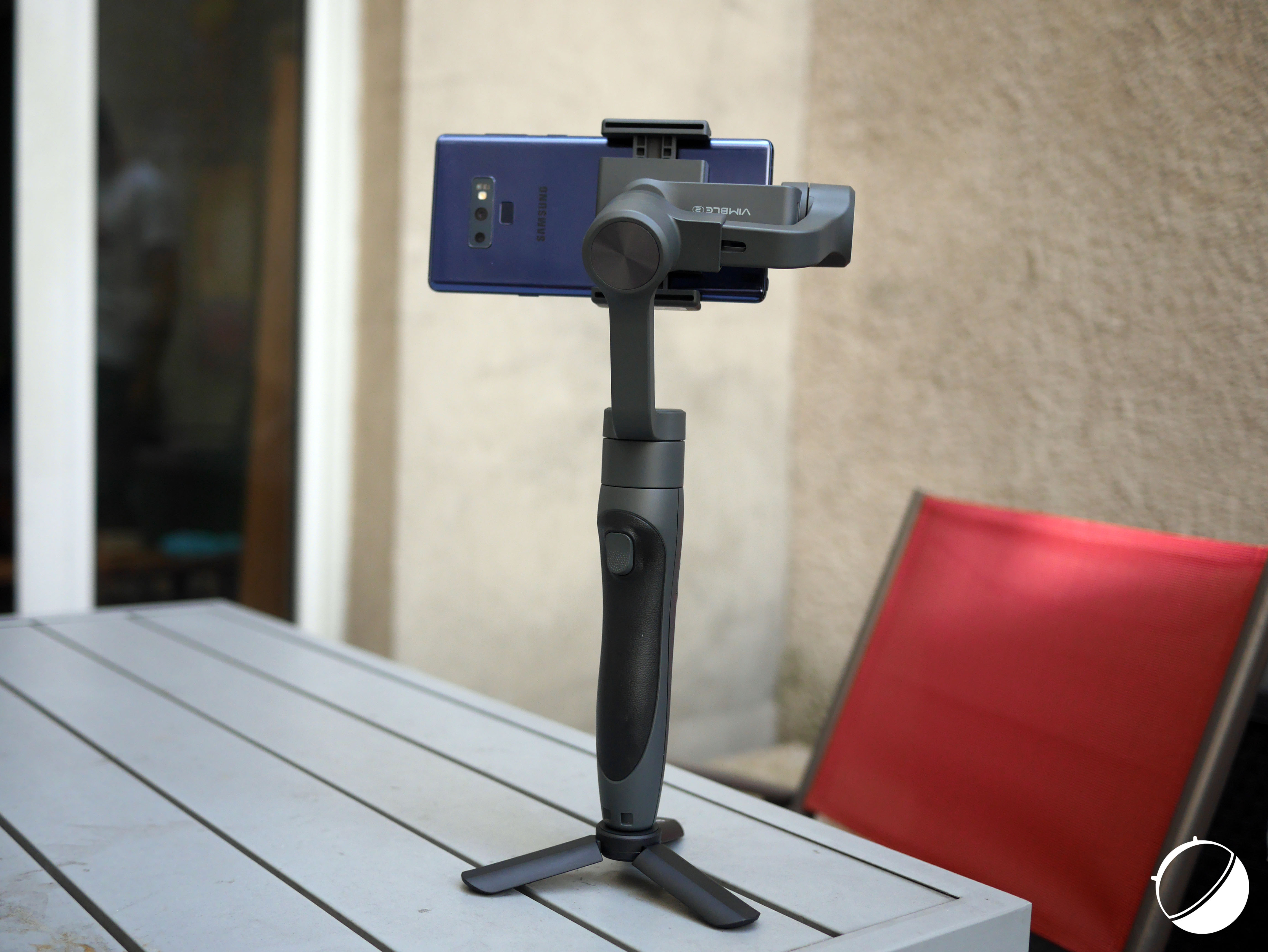 Stabilisateur Smartphone AGM Vimble 2 Gimbal pour Stabilisateur Smartphone Stabilisateur de Cardan Extensible Handheld Stabilisateur perches à Selfies Noir 